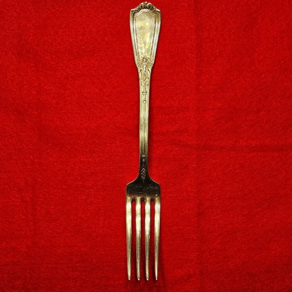 Reed & Barton Silver-Plate Silverware Lot of 11 Dinner Forks w/silvercloth -RARE